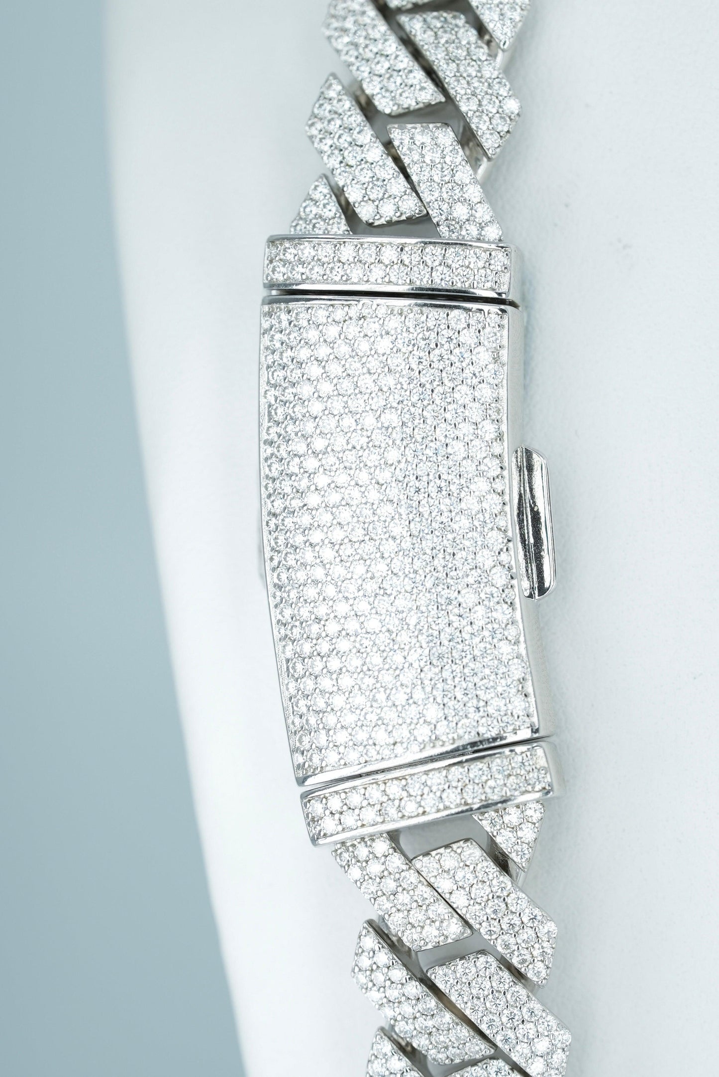 14mm VVS Moissanite Diamond Cuban Necklace