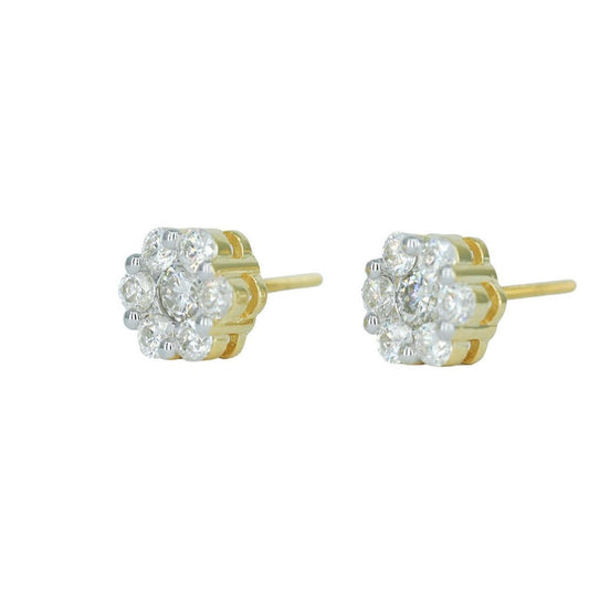 18950:Small Yellow Flower Earring