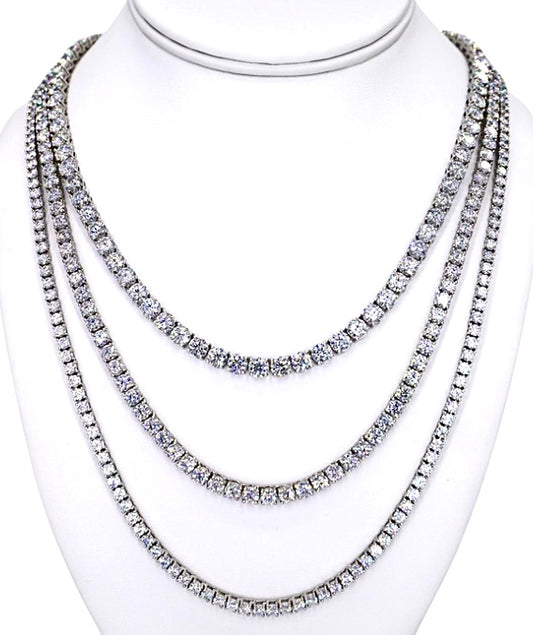 TENNIS CHAINS VVS MOISSANITE DIAMONDS