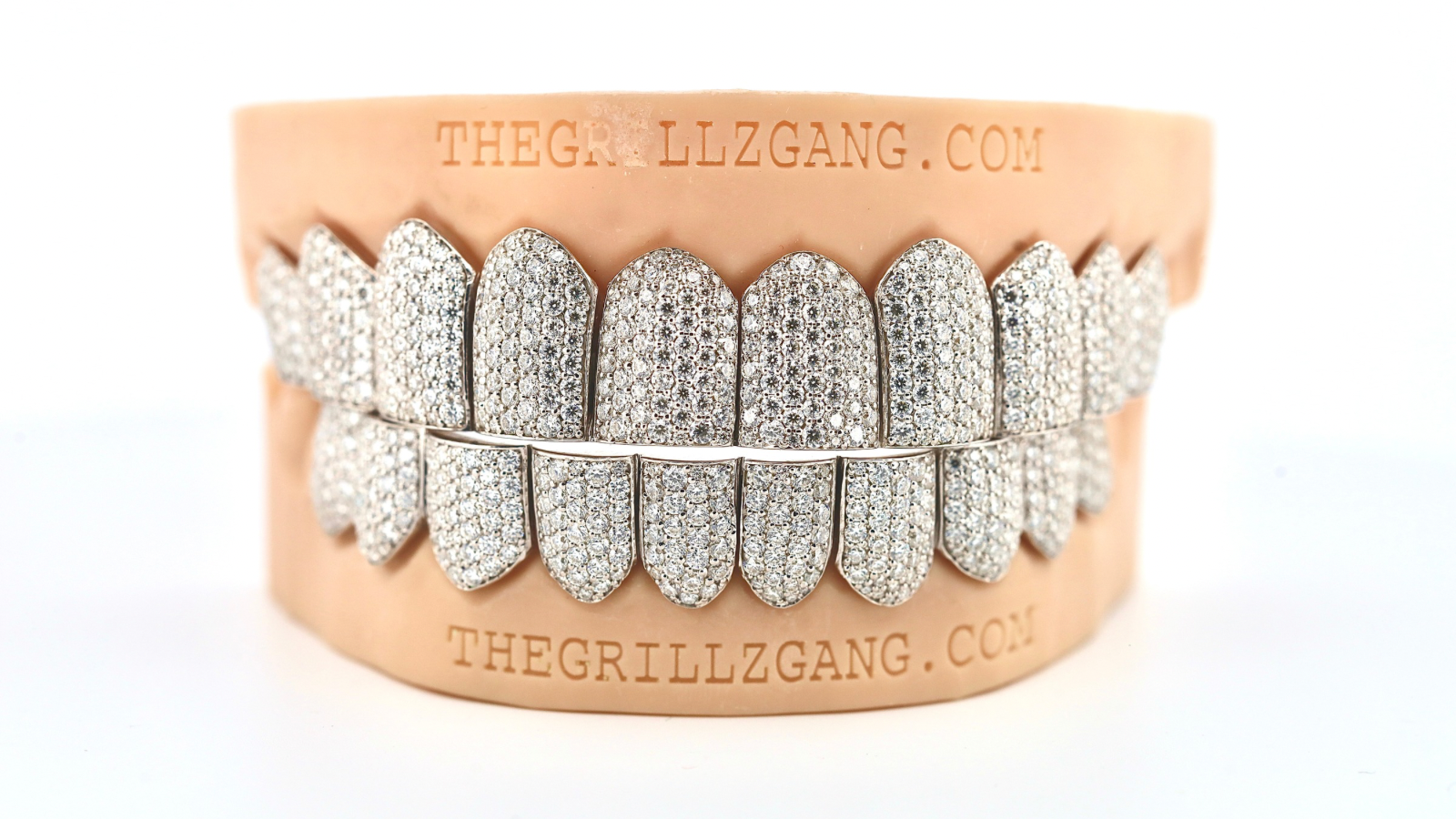 Full Buss Down VVS Moissanite Diamond Grillz